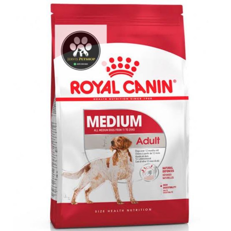 Makanan Anjing Royal Canin Medium Adult 1kg.Repack