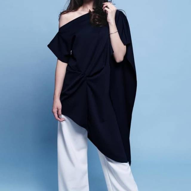 GLADIOL TOP ATASAN BLOUSE WANITA OFF SHOULDER BIG SIZE JUMBO SCUBA