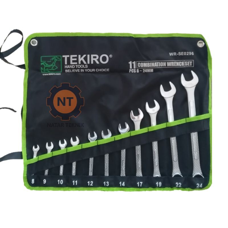 Kunci Ring Pas Set Tekiro 8mm-24mm