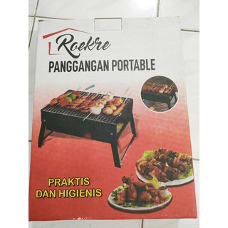 Alat pemanggang / panggangan portable / pemanggang sate daging | Shopee