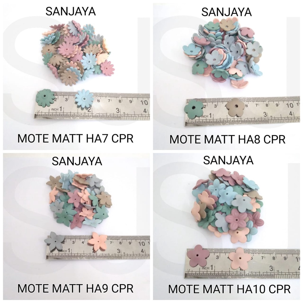MANIK MATT / MANIK BUNGA / MANIK KELOPAK BUNGA / MANIK CANGKANG BUNGA / MOTE MATT