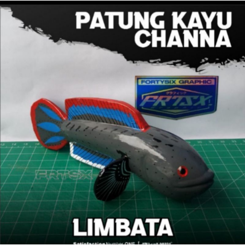 Patung limbata buat mental ikan channa