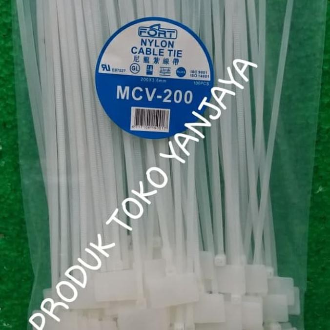 

READY STOCK kabel ties label/marker ties 20cm putih AP301