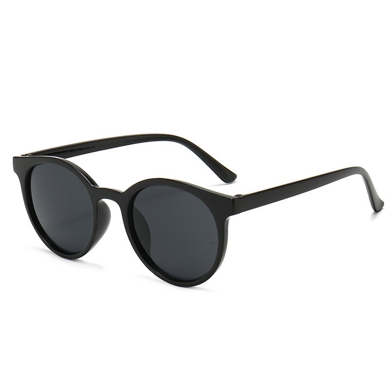 MM - Kacamata Fashion 7823 Unisex Kacamata Hitam Pria dan Wanita Bahan Plastik Sunglasses Import-BLACK