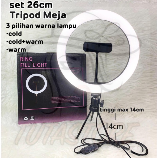 COLOURFUL PROJECTION LAMP LAMPU TIDUR PROYEKTOR TIDUR MINI TRIPOD + RINGLIGHT LED-yoyosoo