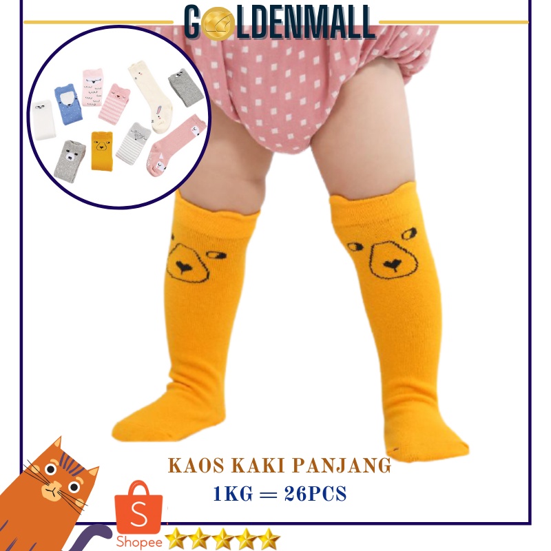 GM372 COD Kaos Kaki Panjang Bayi ala Korea / Kaos Kaki Anti Slip Panjang Bayi