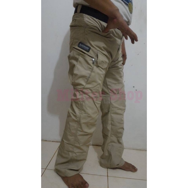 Celana BlackHawk / Celana Panjang Cargo / Tactical / Polisi / Airsoft / PERBAKIN / Brimob / Army