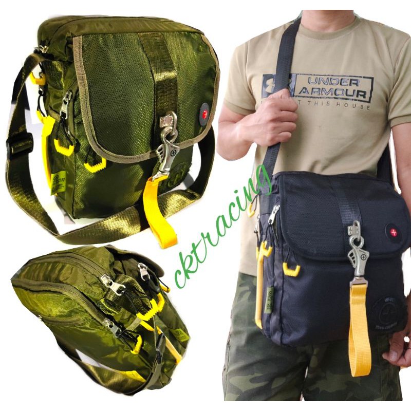 tas selempang tactical tough jeansmith gw-57 outdoor impor premium quality