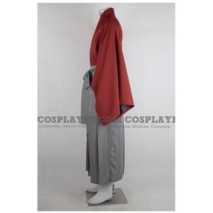 YUKATA KIMONO HAKAMA TRADISIONAL JEPANG COSPLAY KENSHIN SAMURAI X ALL SIZE COSTUME