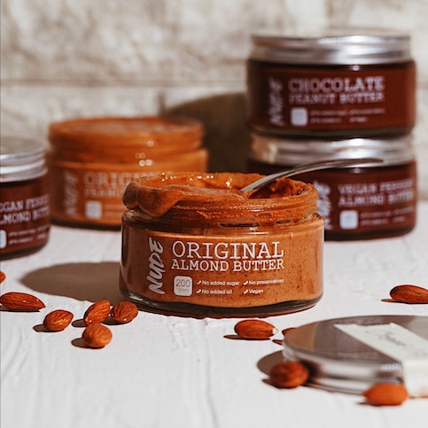 

NUDE Original Almond Butter Unsweetened 200g - Natural Vegan Spread Ke