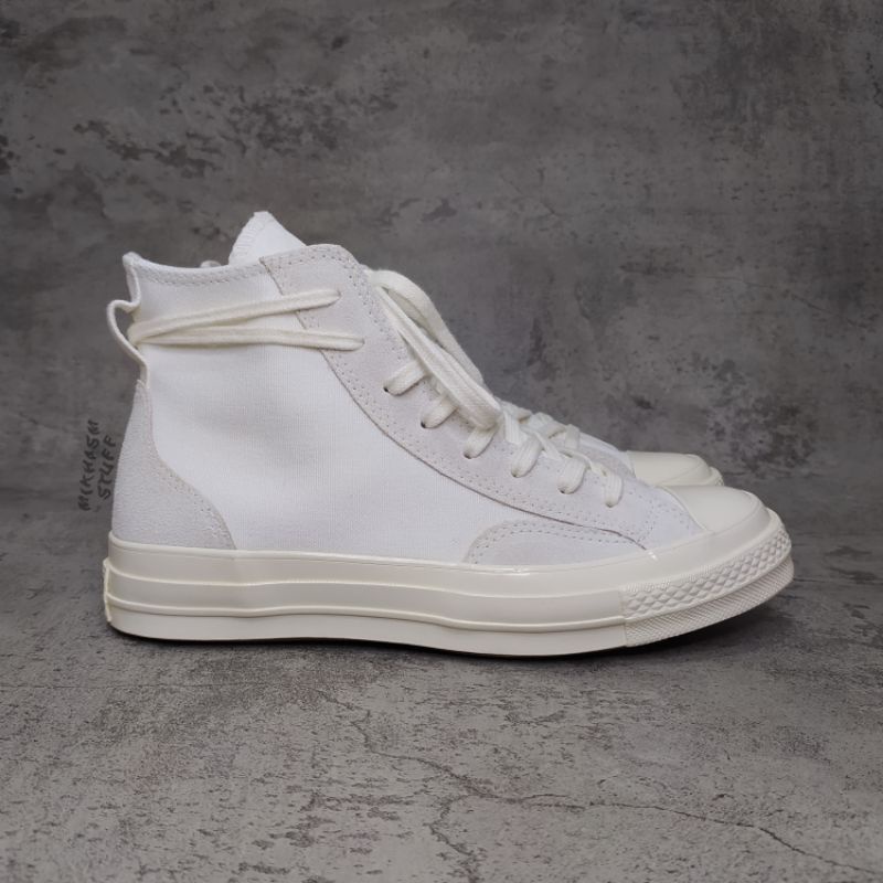 Converse Chuck Taylor 70s High Overlays Final Club White Egret Original Resmi