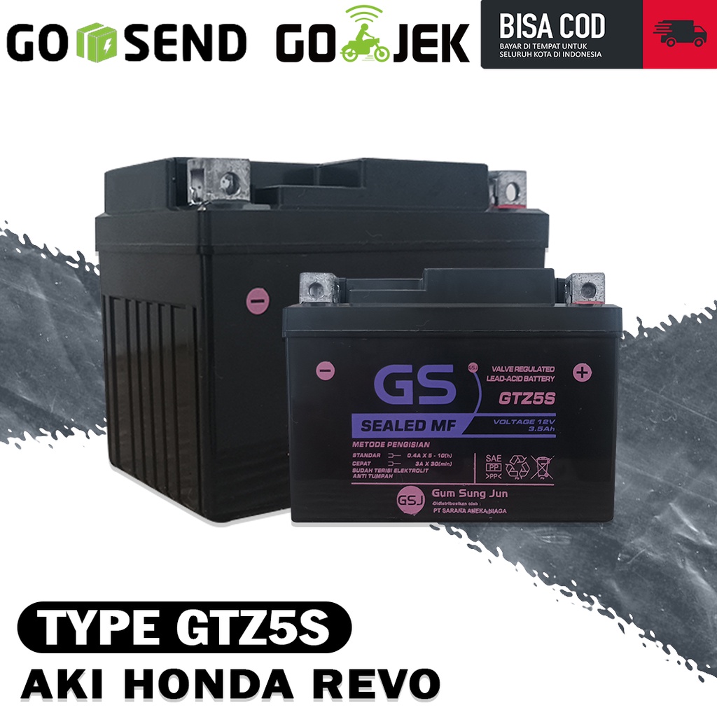 AKI KERING HONDA REVO LAMA MERK GSD GTZ5S,AKI KERING GTZ5S MERK GSD,AKI HONDA REVO LAMA