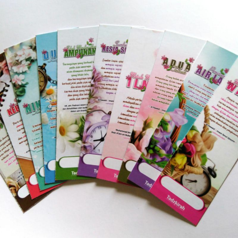 

Pembatas buku islami ( 1 pak isi 20 )