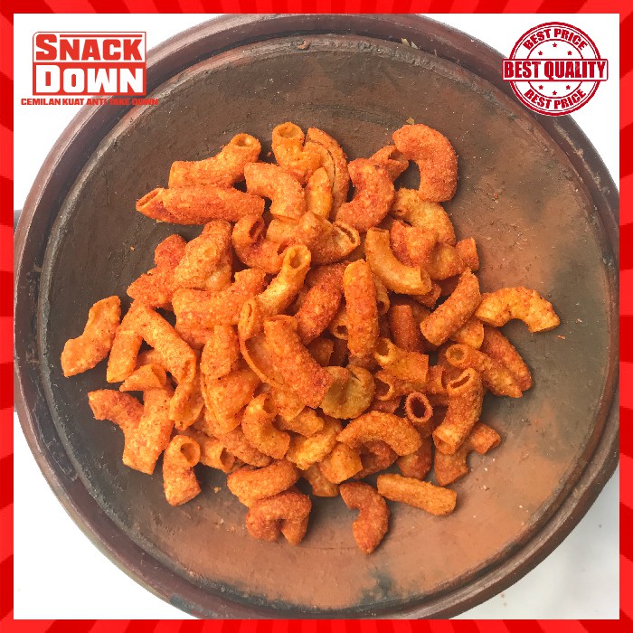 

MAKARONI PEDAS 150 gram / JAJANAN / SNACK / MAKANAN RINGAN / KRUPUK / CEMILAN