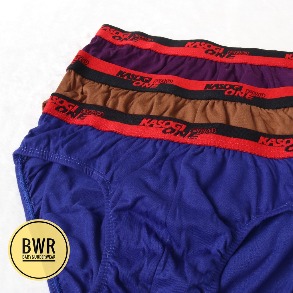 [ 3pc ] CD Kasogi Pro One | Celana Dalam Pria Karet Boxer | Sempak Pria - Bwr III