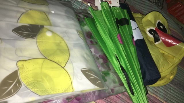 Payung Lipat 3/ Payung Mini/ Payung Anti Uv/ Payung Motif Hello - 8609