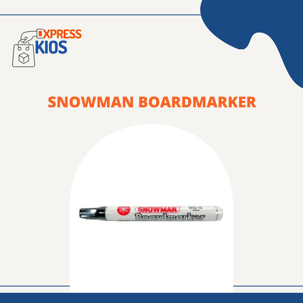 

SNOWMAN BOARDMARKER / SPIDOL PAPAN TULIS - HITAM