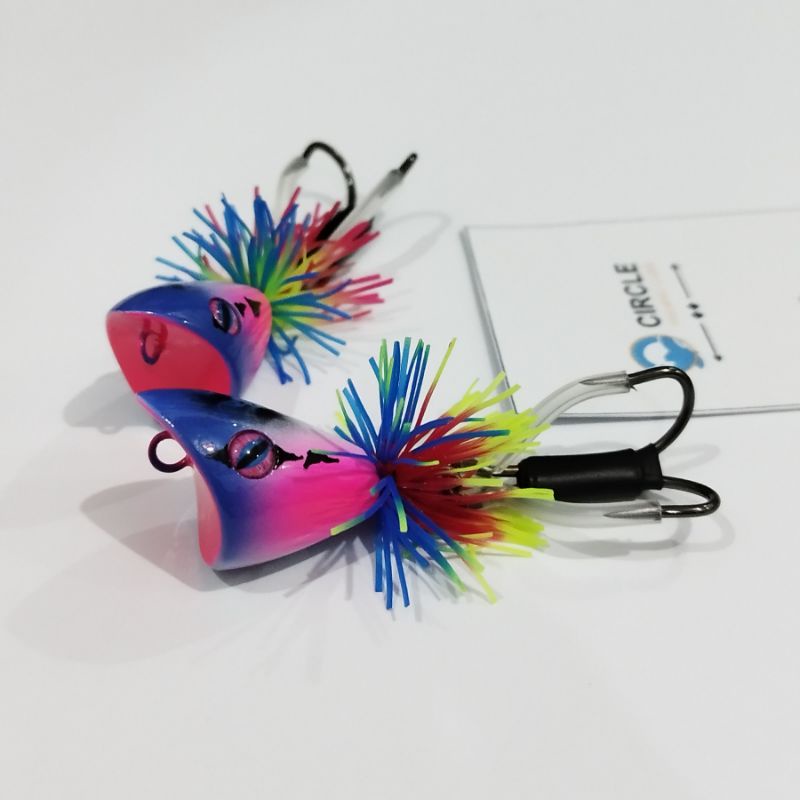 Circle Lure Jaws Frog mini 2,7cm , umpan jaws , umpan mainan , umpan Kayu , umpan gabus , lure casti