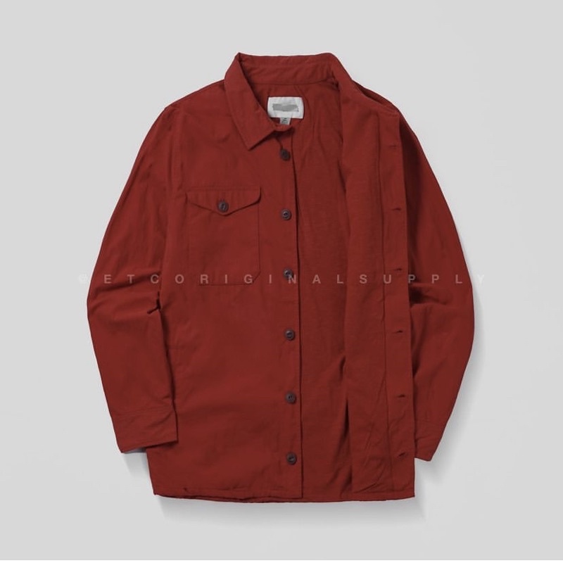 GDFLLW Outer Shirt Jacket  Double Layer Red