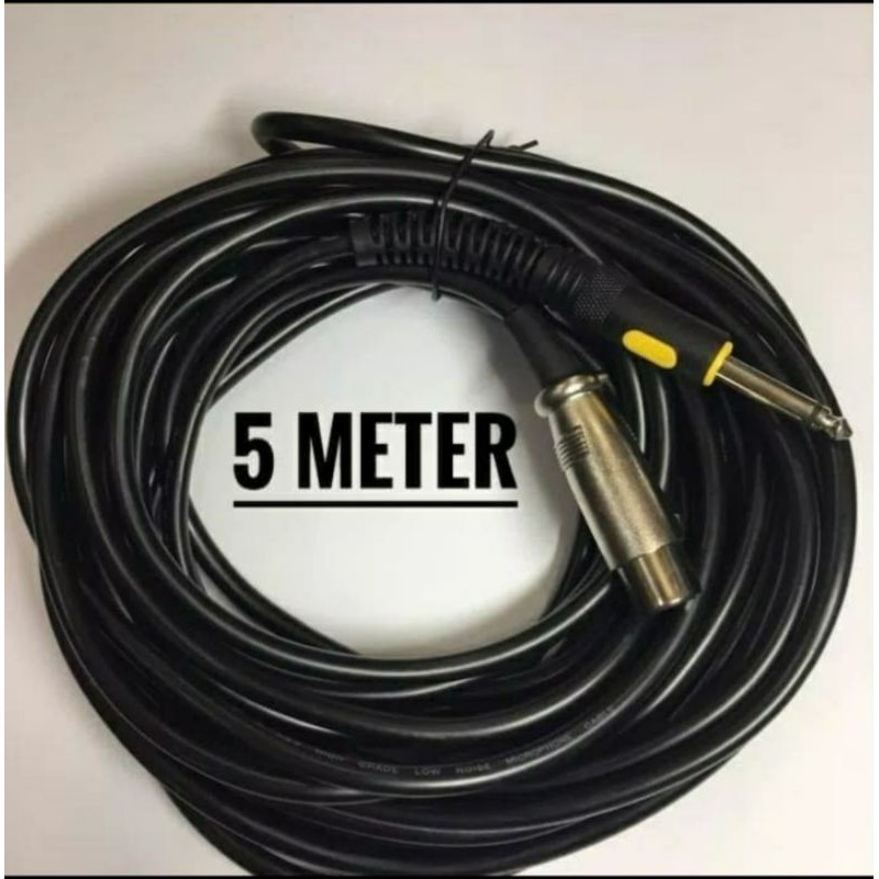 Kabel Mic 5 Meter / Kabel Microphone 5 Meter