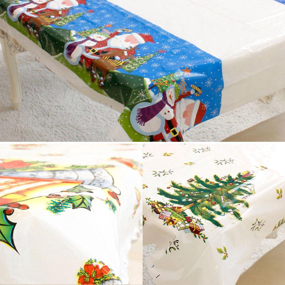 Taplak Meja dengan Motif Print Kartun  Merry Christmas 