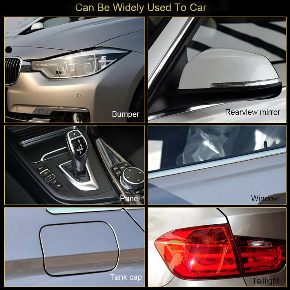 Lanfy Sticker Pelindung Bumper Mobil Bahan Vinyl Pvc Transparan Anti Gores Ukuran 100cm