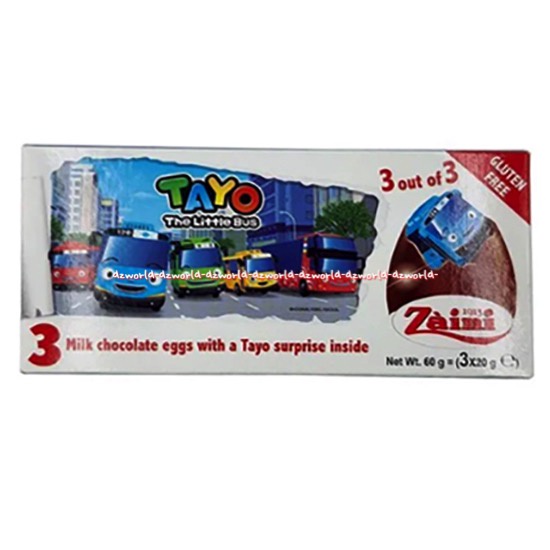 Zaini Tayo Paw Patrol Milk Chocolate Eggs Coklat Telur Bus Tayyo Mobil Zainy Telur Coklat Telur Bulat Isi mainan Anak Paws patrol Pawpatrol