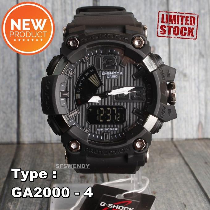 Best Seller ... G Shock Ga-2000 Hitam Hijau Army Jam Tangan Anti Air