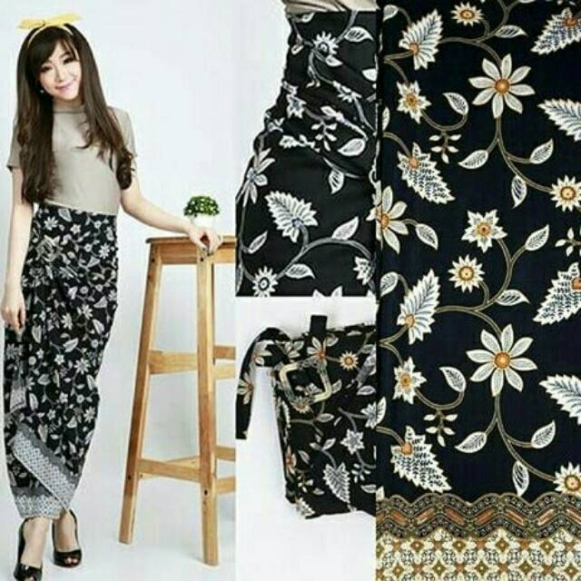 Rok Kutubaru Motif Melati Rok Serut Bali Rok Kondangan Rok Batik Rok Lilit Instan Jakarta Murah