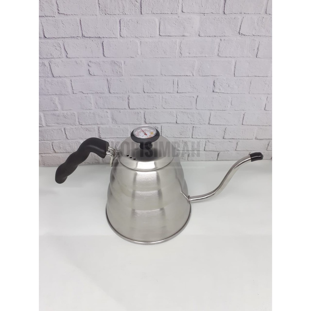 Ketel Gooseneck Leher Angsa Stainless Kettle Kedai 