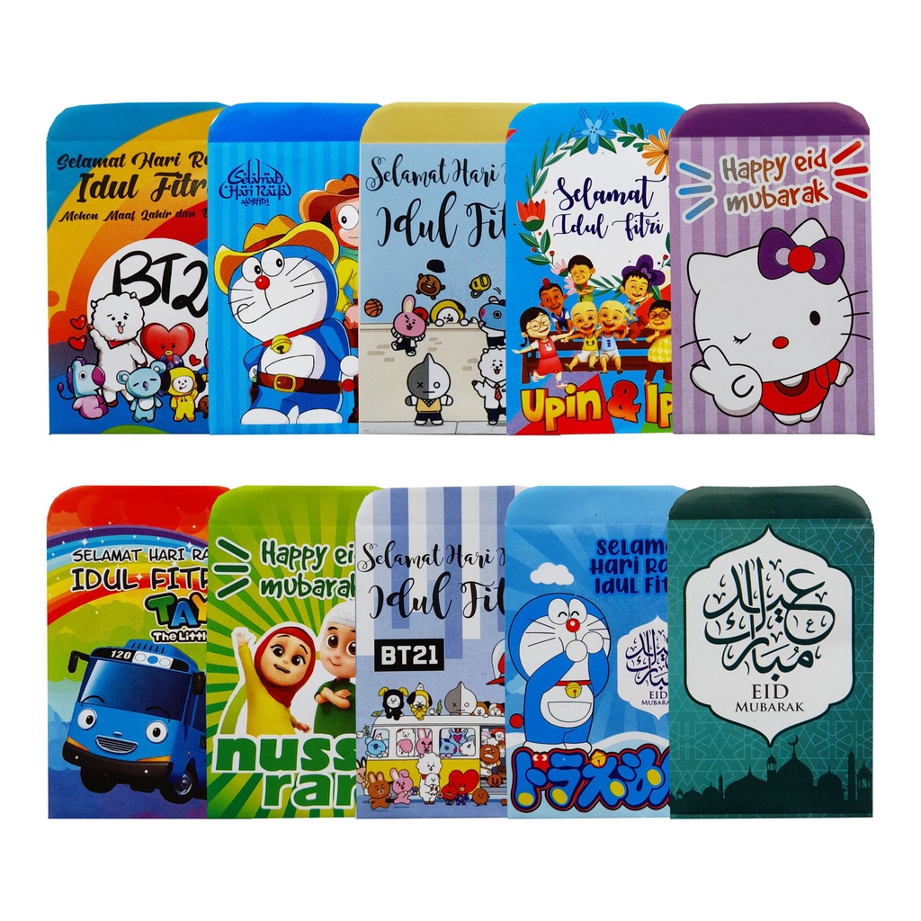 

AMPLOP THR LEBARAN ISI 10PCS AMPLOP THR ANAK AMPLOP LEBARAN 5.5 CM X 9 CM