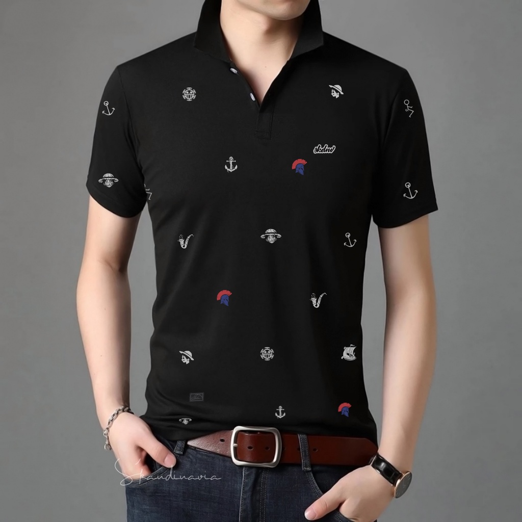 Kaos Polo Shirt Pria skandinavia ndx Business  Premium Kaos Kerah Premium Trend 2021