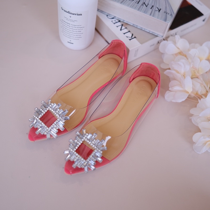 Zarra Clear Flatshoes - Flatshoes Wanita Terbaru