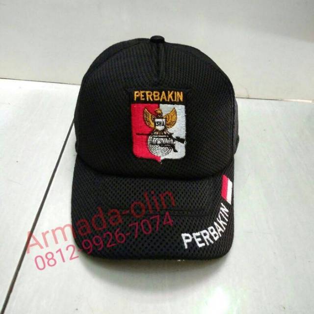 Topi jaring perbakin | topi perbakin | topi pria| topi jala perbakin
