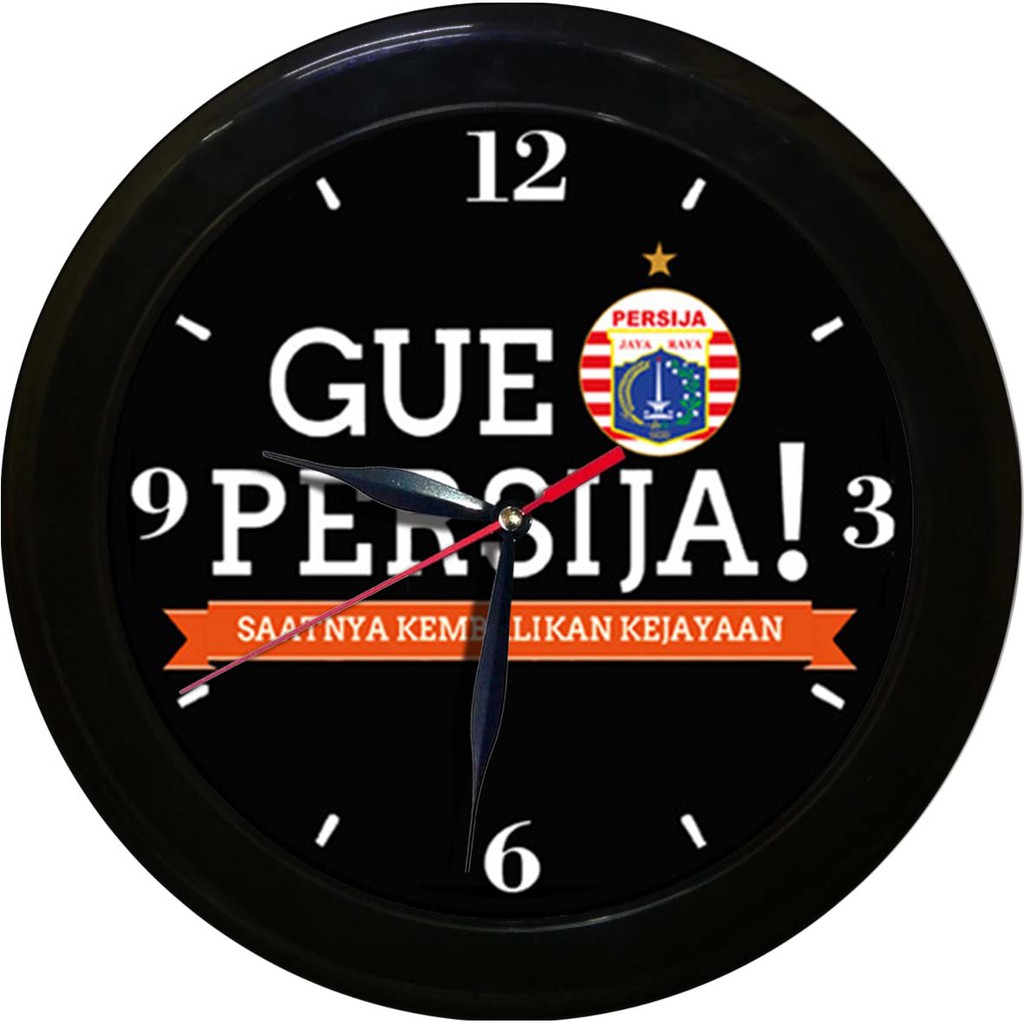 JAM DINDING PERSIJA 14   (DIAMETER 30CM)