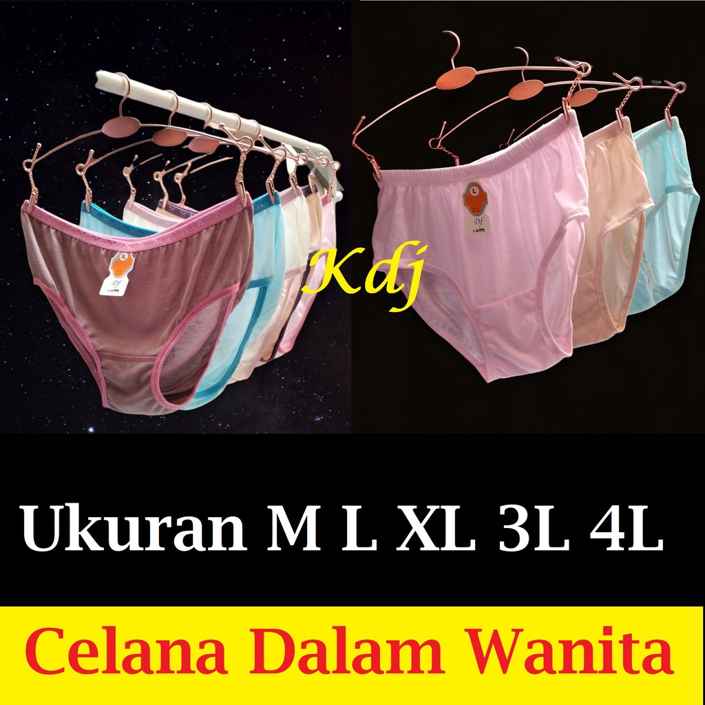 Celana Dalam CD Wanita banyak ukuran dari M L XL 3L 4L CD cewek Celana dalam Cewek Celana dalam Murah Kancut cangcut cawet daleman pakaian dalam dalaman JUMBO Big size