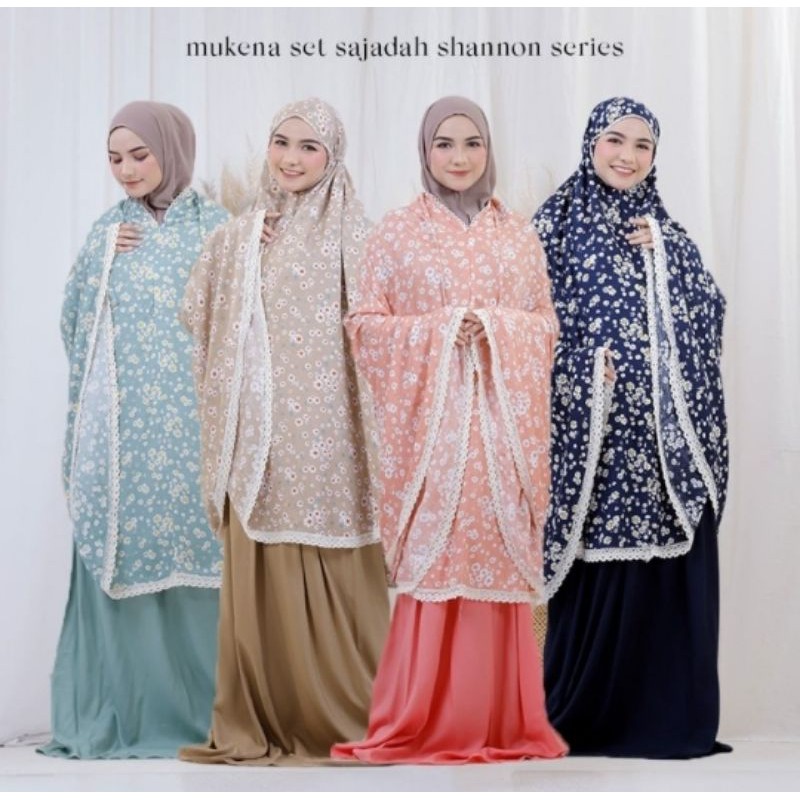Mukena Dewasa 2 in 1 Set Sajadah Mukena Dewasa Terbaru Set Sajadah
