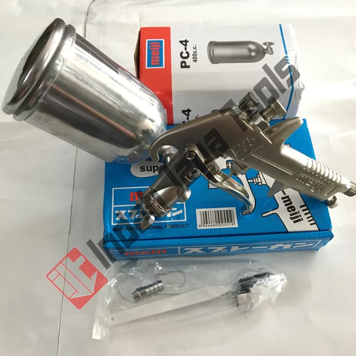 Spray Gun MEIJI F75 F 75 Tabung Atas Taiwan spray gan mesin semprot cat kompresor cat