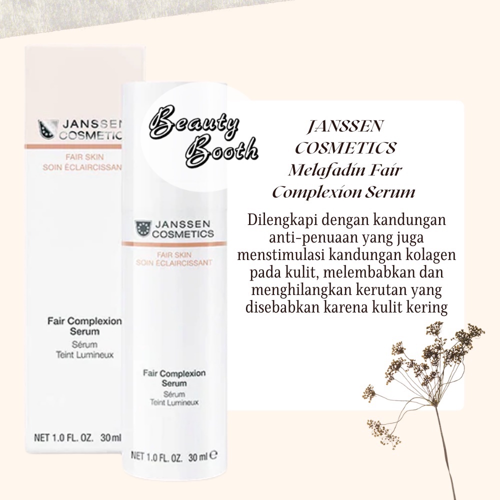 JANSSEN COSMETICS Melafadin Fair Complexion Serum 30ml