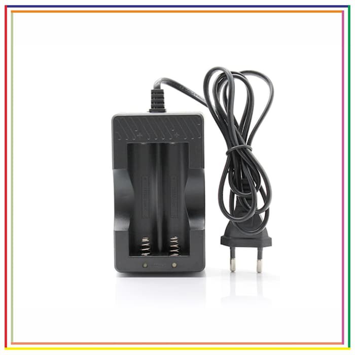 charger kabel 2 slot 18650