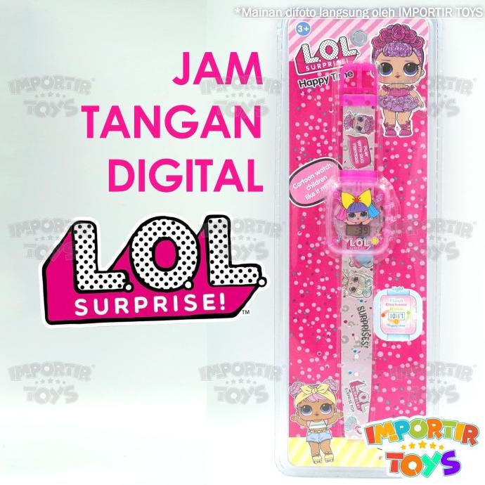 JAM TANGAN ANAK LUCU DGN LAMPU YANG KEREN - *LOL*