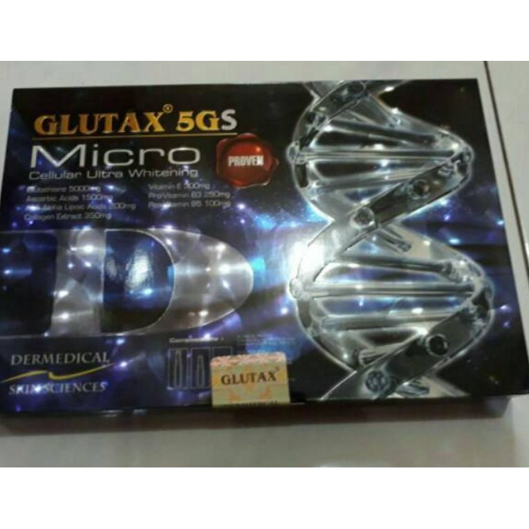 GLUTAX 5GS ORIGINAL HOLOGRAM HARGA PER BOX