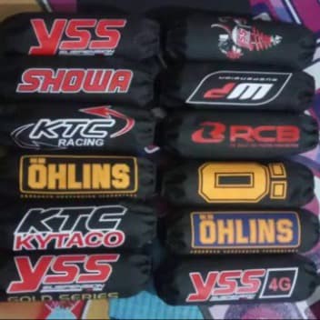 COVER SHOCK SARUNG SHOCK BREAKER PELINDUNG SHOCK SHOK SOK HONDA YAMAHA RCB KTC OHLINS YSS NMAX SHOWA