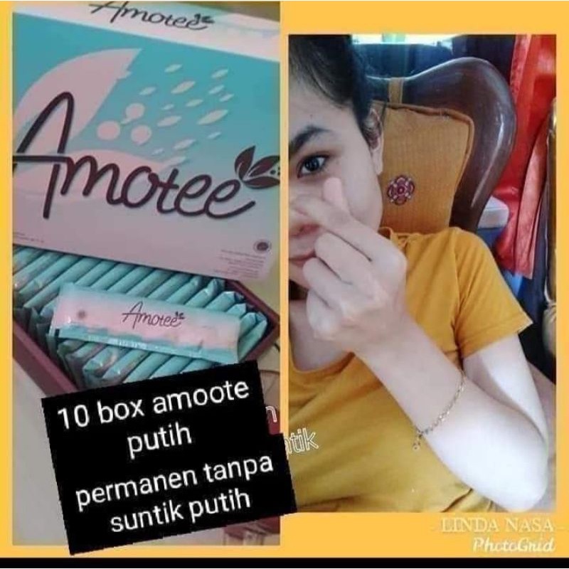 Amotee (Minuman herbal Pencerah kulit badan dan wajah Asli Nasa)