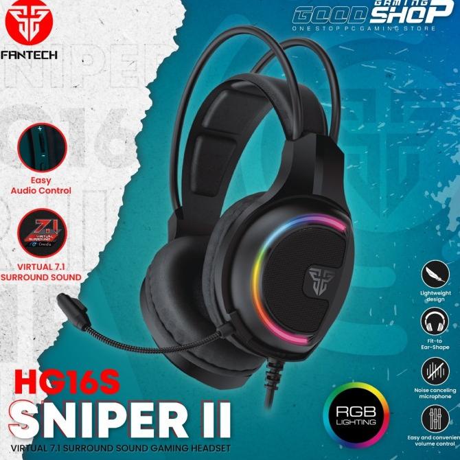 Fantech Hg16S / Hg-16S / Hg-16 S Sniper Ii 7.1 Rgb - Gaming Headset