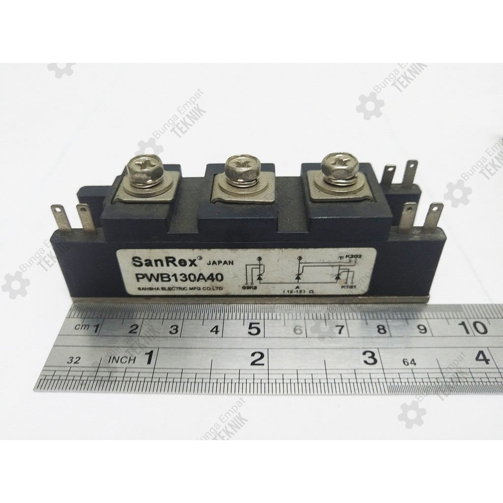 KOMPONEN ELEKTRONIK THYRISTOR SANREX PWB 130A40