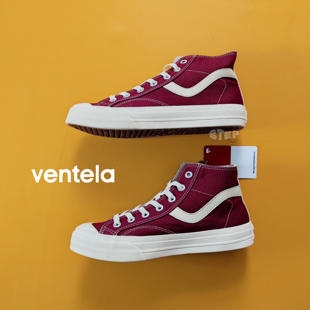 Sepatu Ventela Public High Maroon