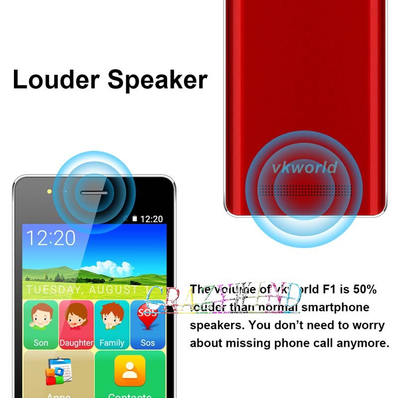 Vkworld F1 Smartphone Android 5.1 Dual SIM 3G RAM 8GB ROM 1GB RAM 8GB