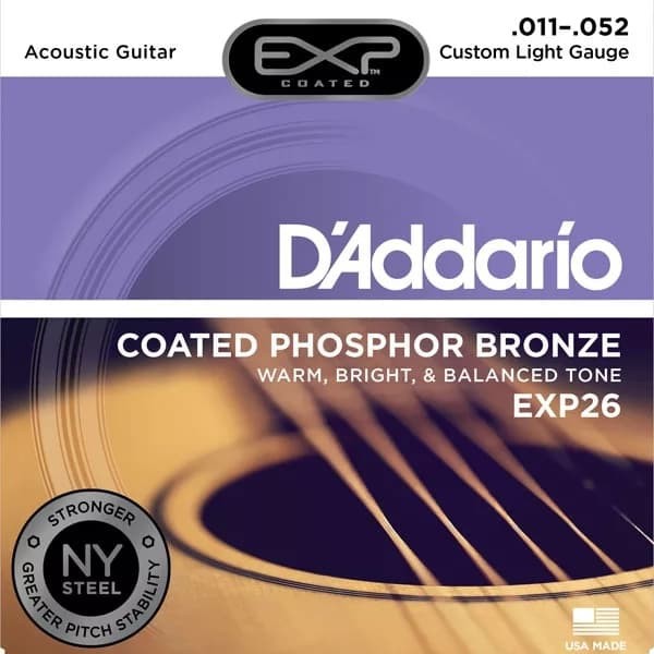 SENAR GITAR AKUSTIK D'ADDARIO EXP 26 (ukuran 0.11-0.52).