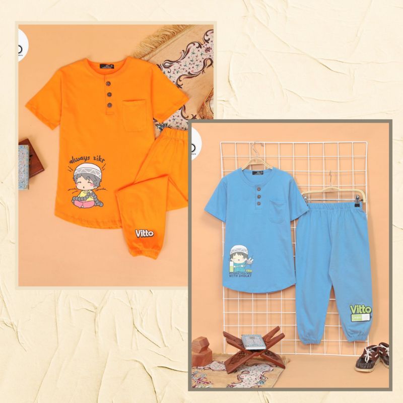 Kurta vitto terlaris / Kurta kaos / Setelan koko / Koko anak